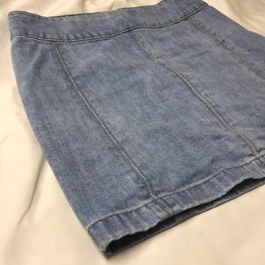 Free People Light Denim Skirt!!!!